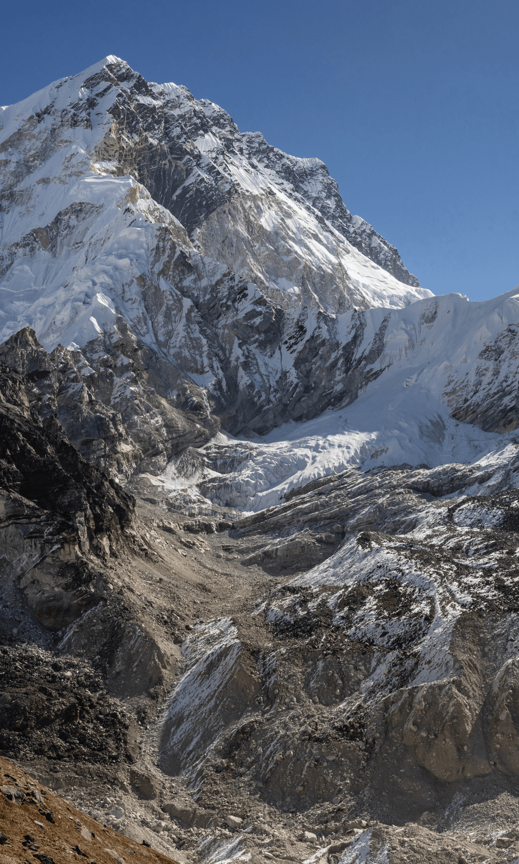 Mount Everest in the Nepal Himalayas