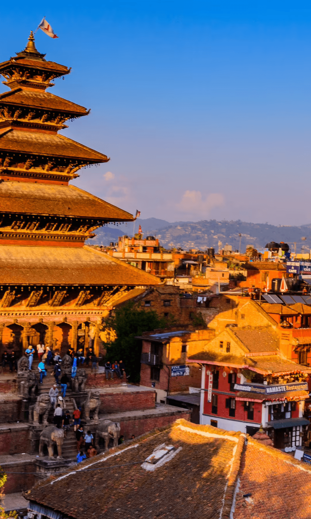Heritage temple in Kathmandu, Nepal